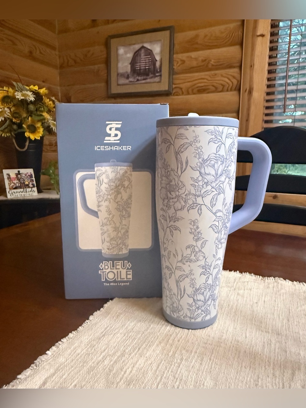 BLEU TOILE IceShaker 40oz Legend Shaker / Travel Mug • LEAKPROOF